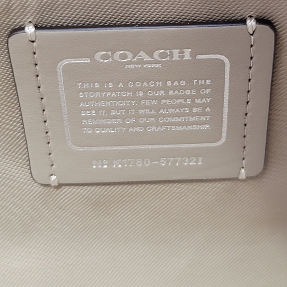 COACH SET SIGNATURE LEATHER Shoulder Purse Bag + - Picture 12 of 13